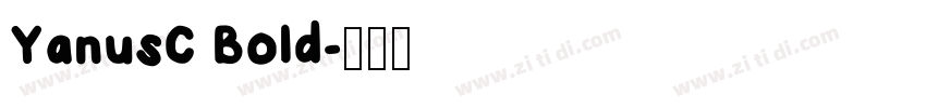 YanusC Bold字体转换